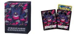 Pokemon Center Original Card Game Deck Case + Deck Shield Set Mega Gengar New JP - Image 1