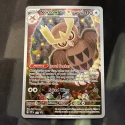 Noctowl 141 Sv: Scarlet & Violet Promo Cards Holo Pokemon Card Full Art - Image 1