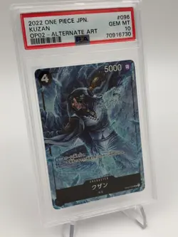2022 ONE PIECE JAPAN Trading Card KUZAN OP02-096 ALTERNATE ART PSA GEM MINT 10 - Image 5