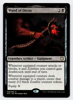 Wand of Orcus [028/062] AFC Rare Non-Foil [MTG Card English] - Image 1