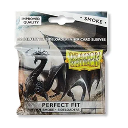 Dragon Shield Perfect Fit Smoke Standard Size 100ct Card Sideloaders Sleeves - Image 1