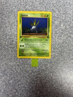 Pokemon TCG Oddish Jungle 1st Edition Common Card 58/64 - Image 1