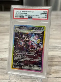 PSA 10 Hydreigon ex 240 Special Illustration Rare Pokemon Card Surging Sparks - Image 2