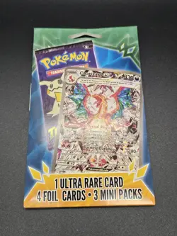 2X 2025 Pokemon Mystery Hanger 3 Mini Packs 1 Ultra Rare 4 Foil Cards *Lot of 2* - Image 2