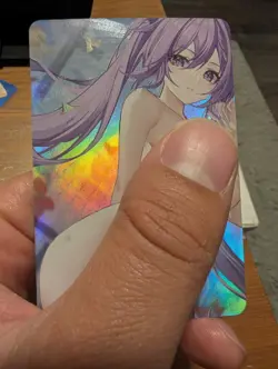 Genshin Impact Goddess Sexy Anime Waifu Doujin Foil Girls Adult Art Card - Image 1