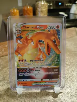 Pokemon TCG Charizard VSTAR Crown Zenith Holo Ultra Rare Card 019/159 - Image 1