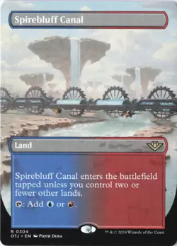 Spirebluff Canal (Borderless) R Outlaws of Thunder Junction 304 NM - Image 1