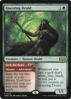 Questing Druid R Wilds of Eldraine 234 NM - Image 1