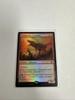 Trumpeting Carnosaur The Lost Caverns of Ixalan Foil - Image 1