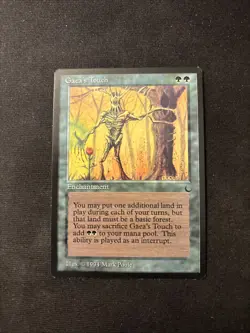 Gaea's Touch The Dark Mtg NM4 - Image 1