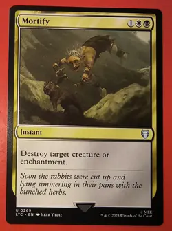 MTG, MAGIC: MORTIFY, LTC, UNCOMMON #0269, REGULAR FINISH - Image 1