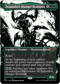 Zopandrel, Hunger Dominus (Showcase, #315, NM) Phyrexia: All Will Be One (ONE) - Image 1