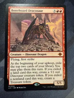 Bonehoard Dracosaur: The Lost Caverns of Ixalan (LCI), (Non-Foil) #0134 - Image 1