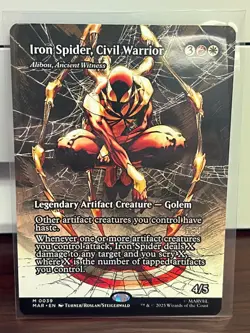 MTG - Iron Spider, Civil Warrior - Borderless - Marvels Spiderman - Non Foil NM - Image 1