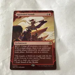 Aggravated Assault Wilds of Eldraine: Enchanting Tales Regular - Image 1