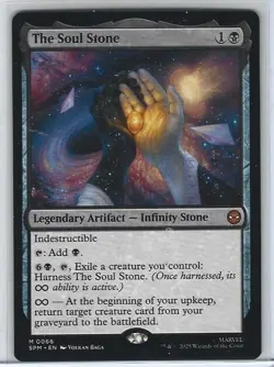 Magic The Gathering Marvel Spider-Man The Soul Stone M 0066 NM-Mt MTG - Image 1