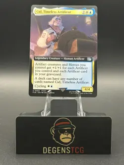 Cid, Timeless Artificer 0480 (Extended Art) Final Fantasy Regular non foil MTG - Image 1