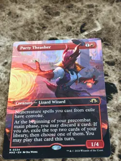 PARTY THRASHER Magic MTG Modern Horizons 3 Borderless - Image 1