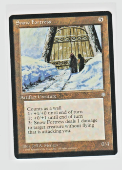 Magic the Gathering ~ MTG ~ 1x Snow Fortress ~ ICE AGE ~ M/NM - Image 1