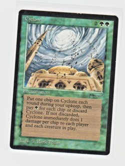 Magic the Gathering ~ MTG ~ 1x Cyclone ~ LP~ Arabian Nights - Image 1