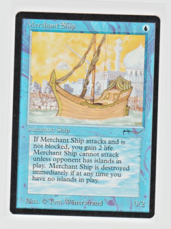 Magic the Gathering ~ MTG ~ 1x Merchant Ship ~ M/NM ~ Arabian Nights - Image 1
