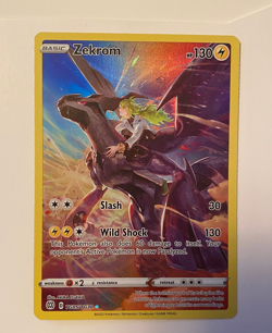 Pokemon TCG Zekrom TG05/TG30 Swsh09: Brilliant Stars Trainer Gallery Holo - Image 1
