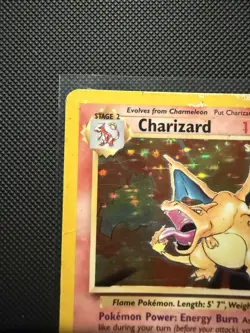 Pokemon TCG Charizard Base Set Holo Rare Card 4/102 HP - Image 3