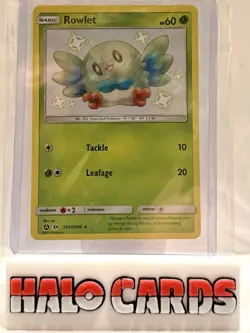 PACK FRESH Rowlet SV2/SV94 Holo Shiny Vault Hidden Fates Pokemon TCG HF - Image 1
