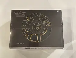 Pokemon TCG Sword & Shield Elite Trainer Box Plus Sealed Zacian 753569218804 - Image 1