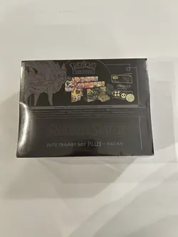 Pokemon TCG Sword & Shield Elite Trainer Box Plus Sealed Zacian 753569218804 - Image 4