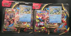 ✅✅ Pokemon Mega Evolutions ME01 3 Pack Blister Set of 2! Brand NEW SEALED ✅✅ - Image 1