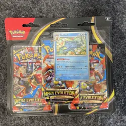 Pokemon Mega Evolution Psyduck Three Booster Blister - Image 1