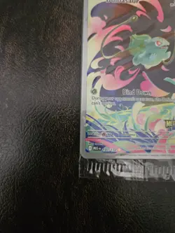 Sealed Pokemon TCG Bulbasaur 133/132 Mega Evolutions Box Topper Stamped Promo - Image 2