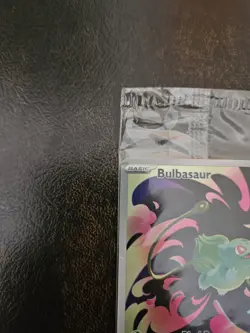 Sealed Pokemon TCG Bulbasaur 133/132 Mega Evolutions Box Topper Stamped Promo - Image 4