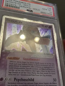2005 Pokemon DEOXYS EX Holo 99/107 EX Deoxys DEUTSCH GERMAN PSA 10 LOW POP 2! - Image 2