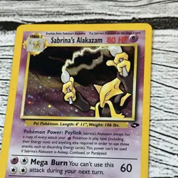 Pokemon TCG Sabrina's Alakazam 16/132 Gym Challenge Holo 1999-2000 - LP/MP - Image 3