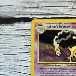 Pokemon TCG Sabrina's Alakazam 16/132 Gym Challenge Holo 1999-2000 - LP/MP - Image 5