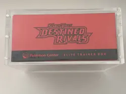 Destined Rivals Pokemon Center Exclusive Elite Trainer Box ETB + Acrylic Case - Image 2