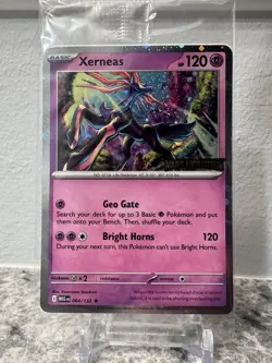 NEW SEALED Xerneas 064/132 Best Buy Stamped Promo Pokemon TCG Mega Evolutions - Image 1