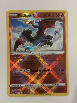 Pokemon TCG Radiant Charizard | 020/159 Crown Zenith Holo Near Mint - Image 1