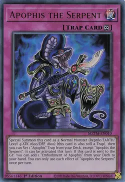 Apophis the Serpent 1st Edition Ultra Rare MZTM-EN010 Yu-Gi-Oh! NM!! - Image 1