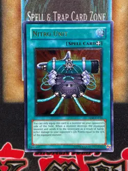 Yugioh Nitro Unit TLM-EN046 Ultimate Rare LP - Image 1