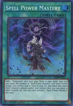 Yugioh Spell Power Mastery SR08-EN022 Super Rare 1st Edition NM - Image 1