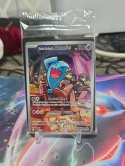 Pokemon TCG Wobbuffet 203 SEALED Promo Card ETB Destined Rivals Illustration IR - Image 1