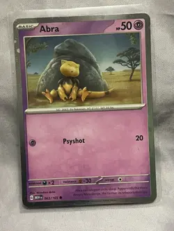 Abra - (Cosmos Holo) Promo Miscellaneous Cards & Products 063/165 NM - Image 1