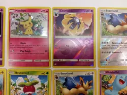 Pokemon TCG Burning Shadows, Sun & Moon LOT holos rares 23 cards nintendo - Image 2