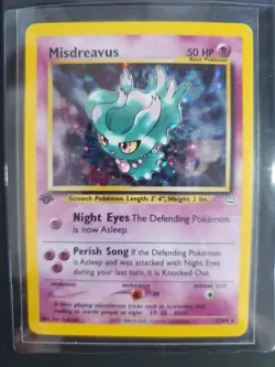 Misdreavus 11/64 1st Edition Holo - Neo Revelation Set - Pokemon Card - Image 1