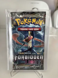 Pokemon Sun & Moon Forbidden Light Booster Pack Factory Sealed 10 Cards - Image 1