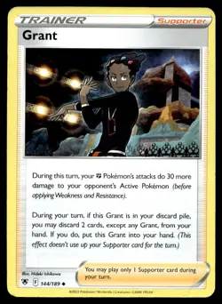 Grant 144/189 Pokemon Card Astral Radiance Uncommon Trainer Near Mint SV - Image 1