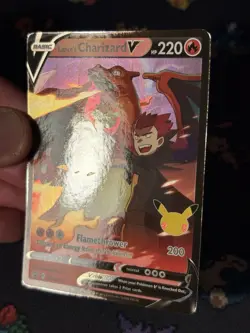 Pokemon Cards Lance’s Charizard V SWSH133 Celebrations Promo - (NM) #2 - Image 3